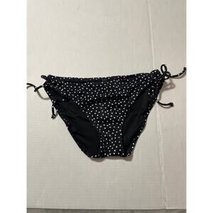 Victoria’s Secret Black & White Polka Bikini Bottom Size L